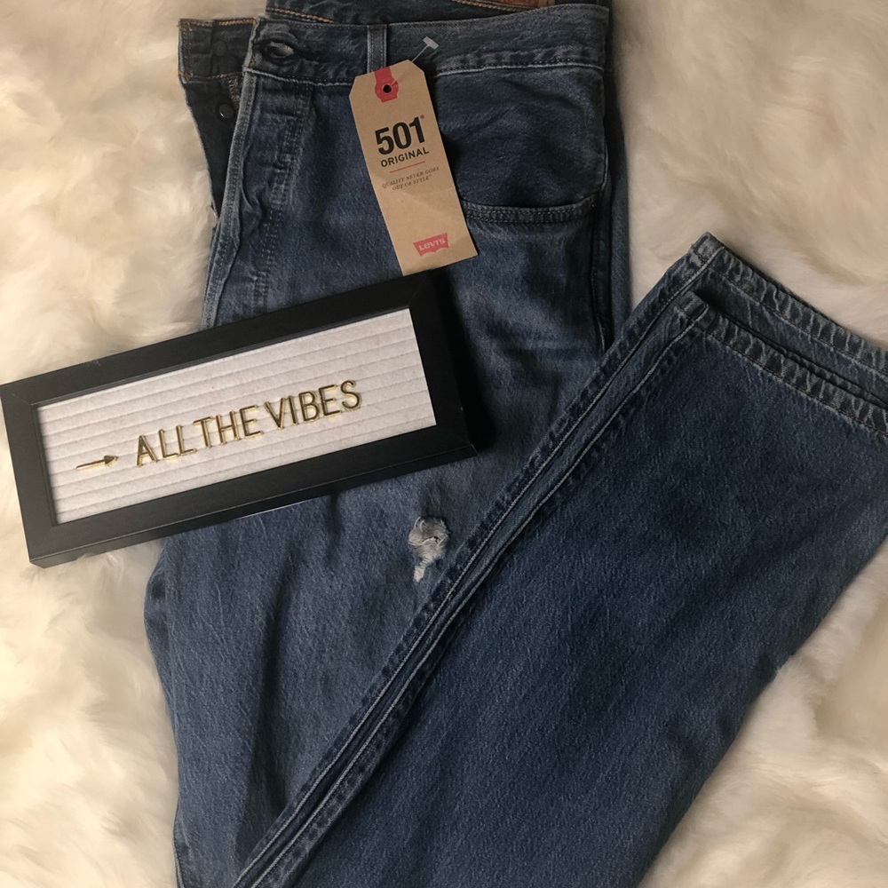 Levis original 501 high rise women’s jeans